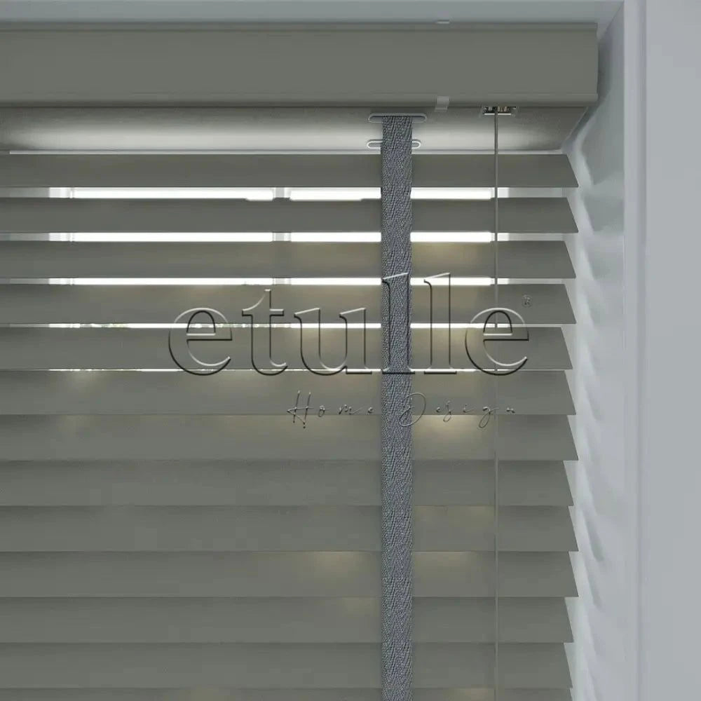 50 Mm Polywood Krem Ahşap Jaluzi