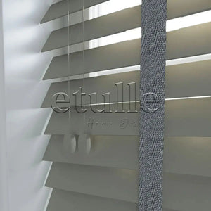 50 Mm Polywood Krem Ahşap Jaluzi