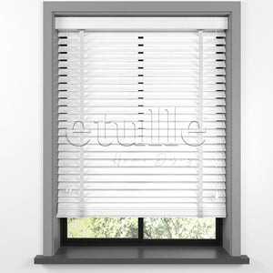 50 MM BASSWOOD White Wooden Venetian Blind
