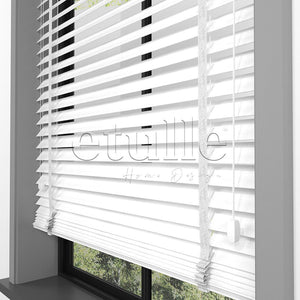 50 MM BASSWOOD White Wooden Venetian Blind