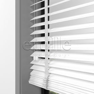 50 MM BASSWOOD White Wooden Venetian Blind