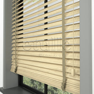 50 MM BAMBOO Light Oak Wooden Venetian Blind