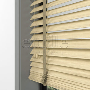 50 MM BAMBOO Light Oak Wooden Venetian Blind
