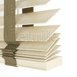 50 MM BASSWOOD Beech Wooden Venetian Blind