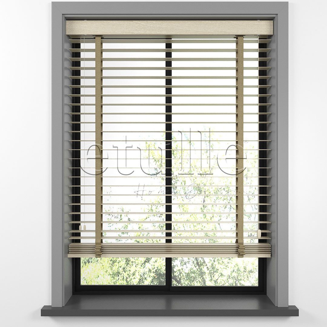 50 MM BASSWOOD Beech Wooden Venetian Blind