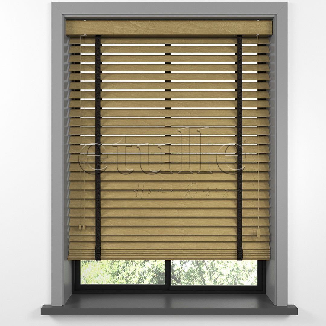 50 MM BASSWOOD Cedar Ahşap Jaluzi