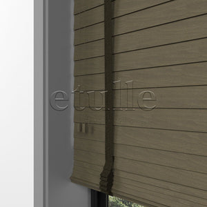 50 MM BASSWOOD Chestnut Wooden Venetian Blind