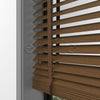 50 MM BASSWOOD Dark Oak Ahşap Jaluzi