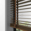 50 MM BASSWOOD Dark Oak Ahşap Jaluzi