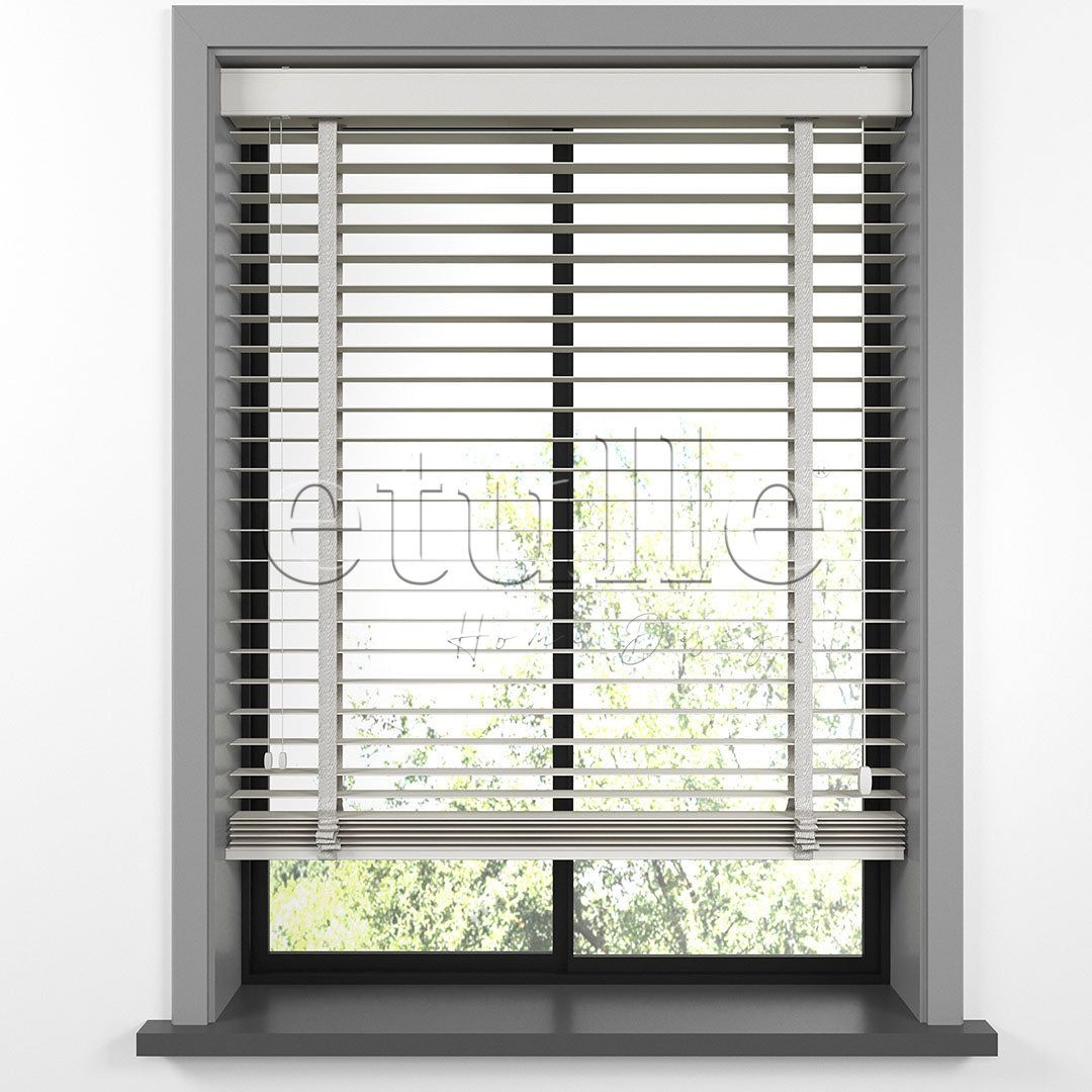 50 MM BASSWOOD Krem Ahşap Jaluzi