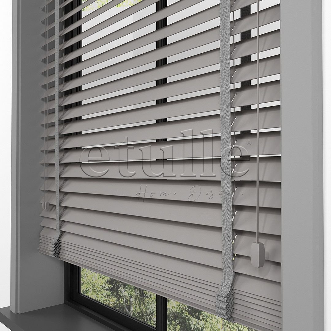 50 MM BASSWOOD Mink Ahşap Jaluzi