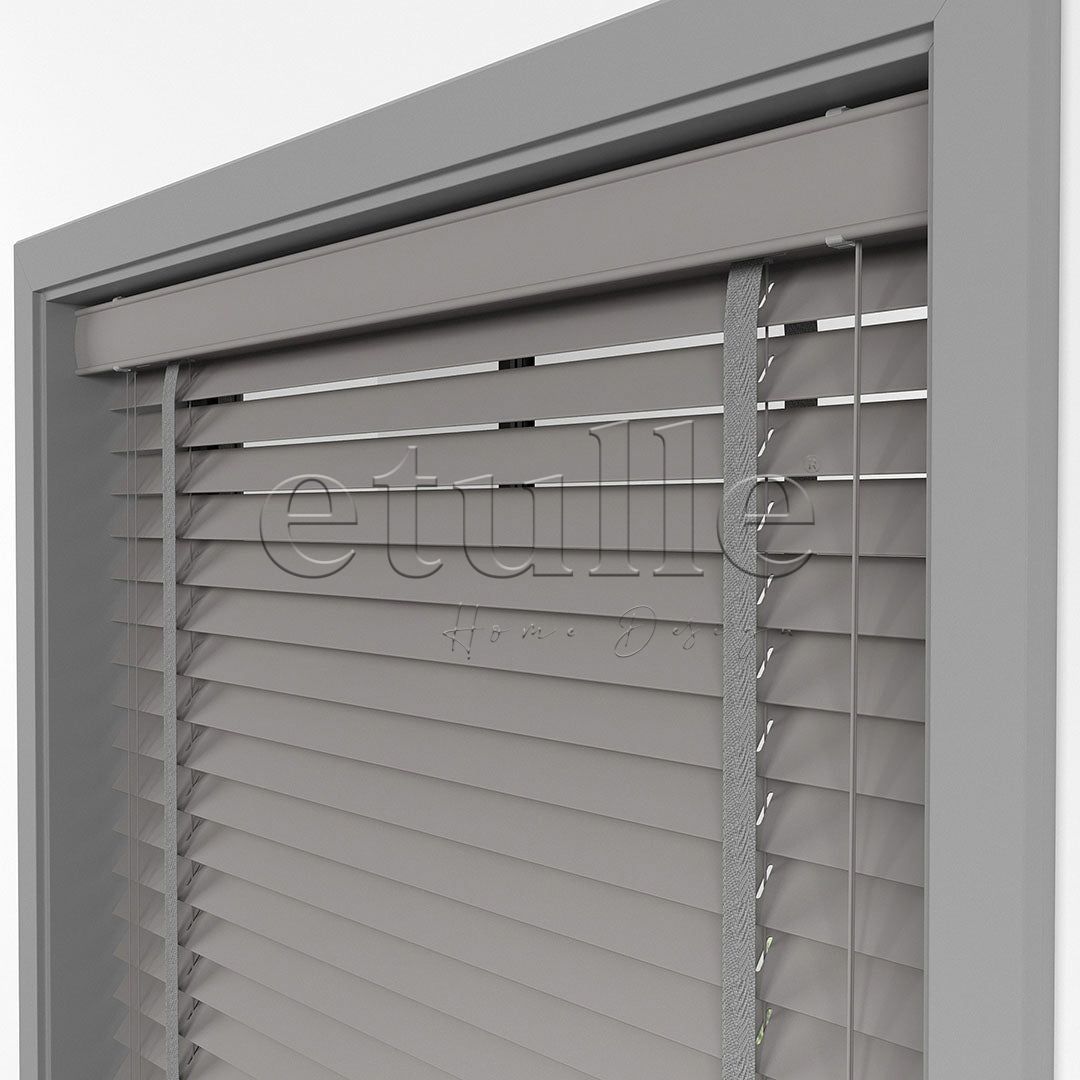 50 MM BASSWOOD Mink Ahşap Jaluzi
