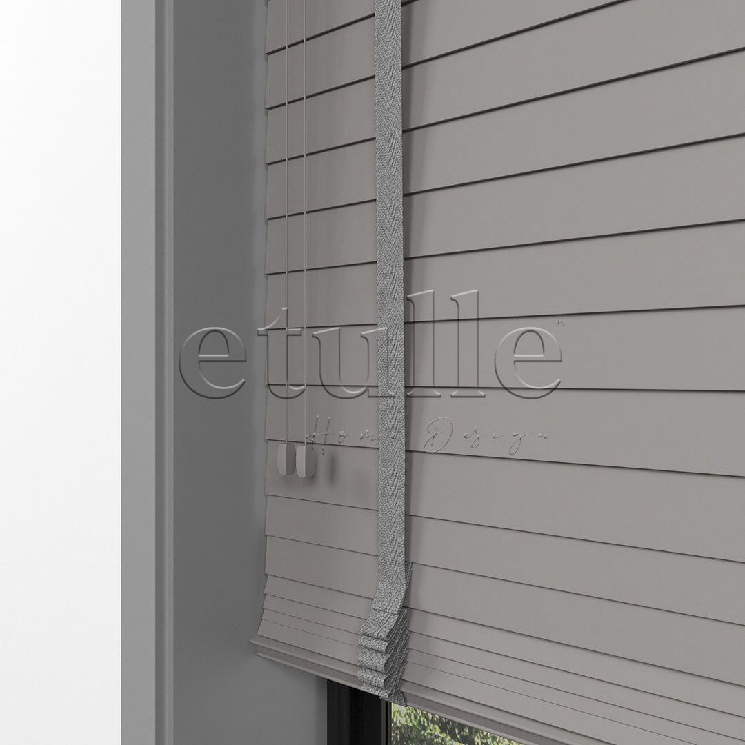 50 MM BASSWOOD Mink Ahşap Jaluzi
