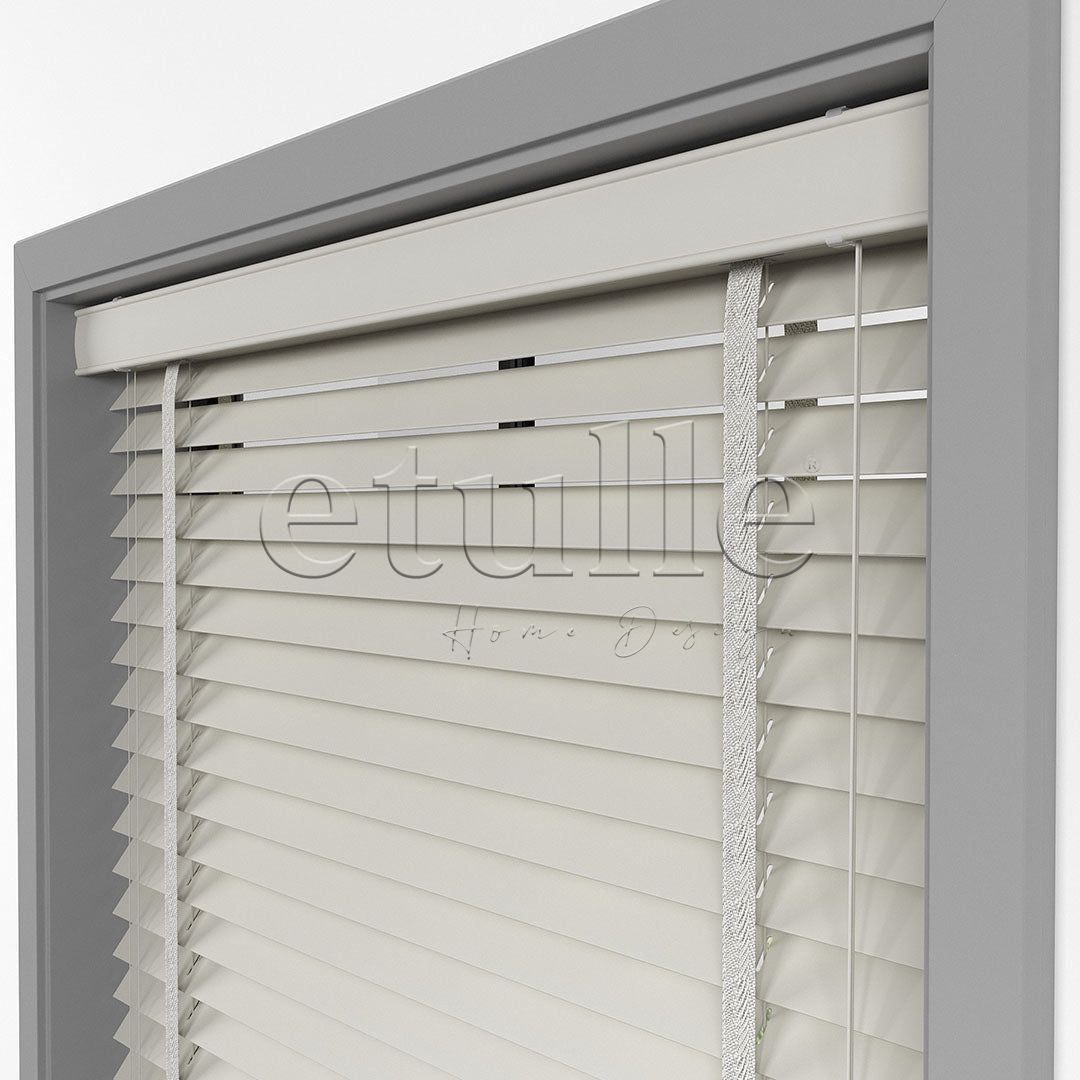 50 MM BASSWOOD Sand Ahşap Jaluzi
