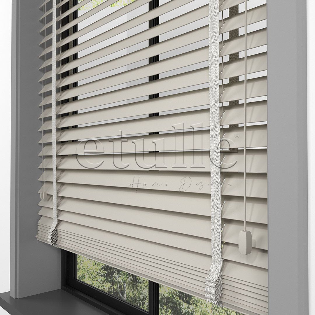 50 MM BASSWOOD Stone Ahşap Jaluzi