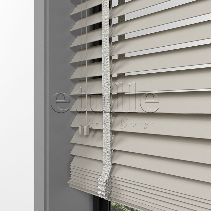 50 MM BASSWOOD Stone Wooden Venetian Blind