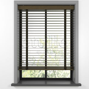 50 MM BASSWOOD Tiger Eye Wooden Venetian Blind