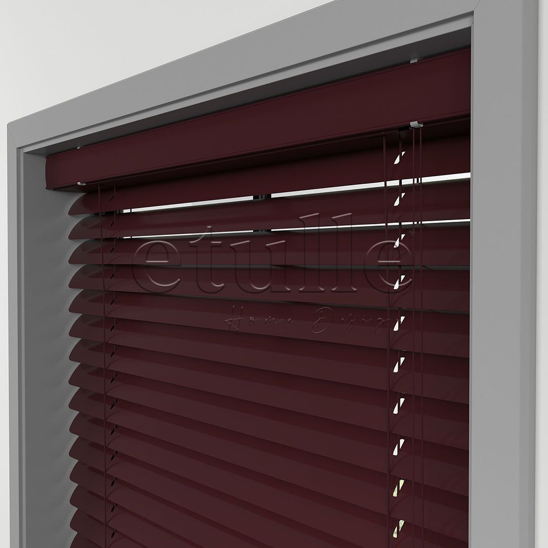 50 MM Bordo Alüminyum Jaluzi