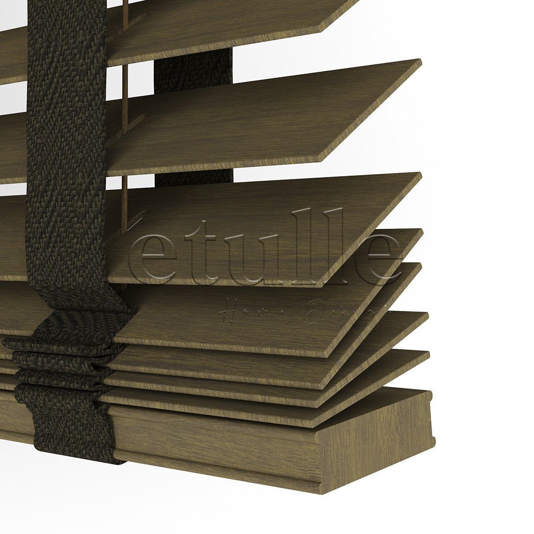 50 MM FARYWOOD Chestnut Wooden Venetian Blind