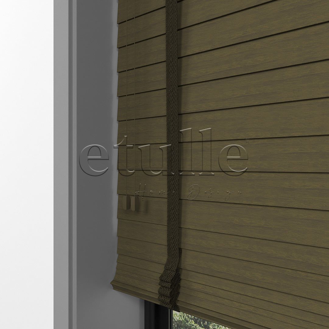 50 MM FARYWOOD Chestnut Wooden Venetian Blind