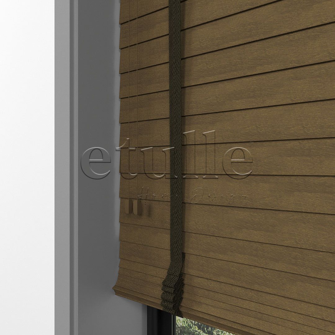 50 MM FARYWOOD Nut Ahşap Jaluzi