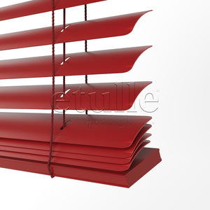 50 MM Red Aluminum Venetian Blind