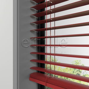50 MM Red Aluminum Venetian Blind