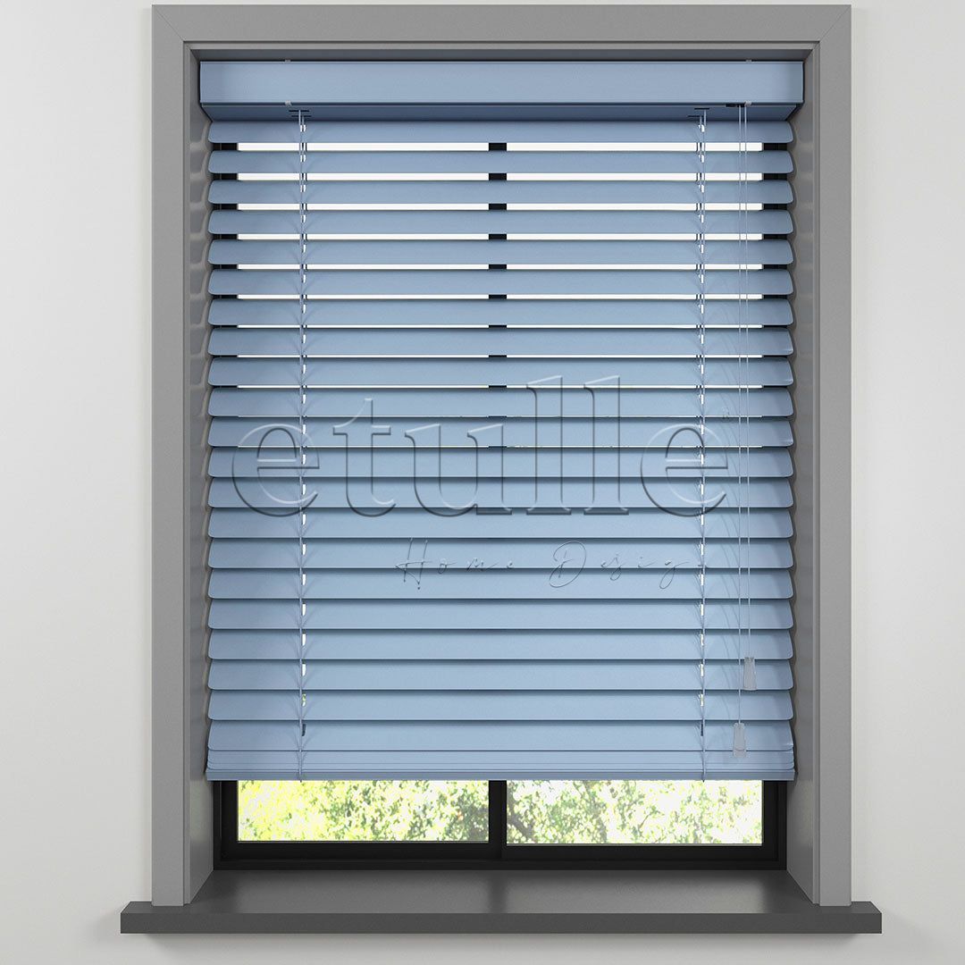 50 MM Dark Blue Aluminum Venetian Blind