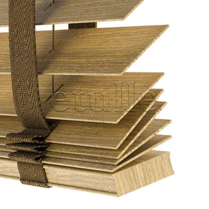 50 MM LUXURY WOOD Amber Wooden Jalousie