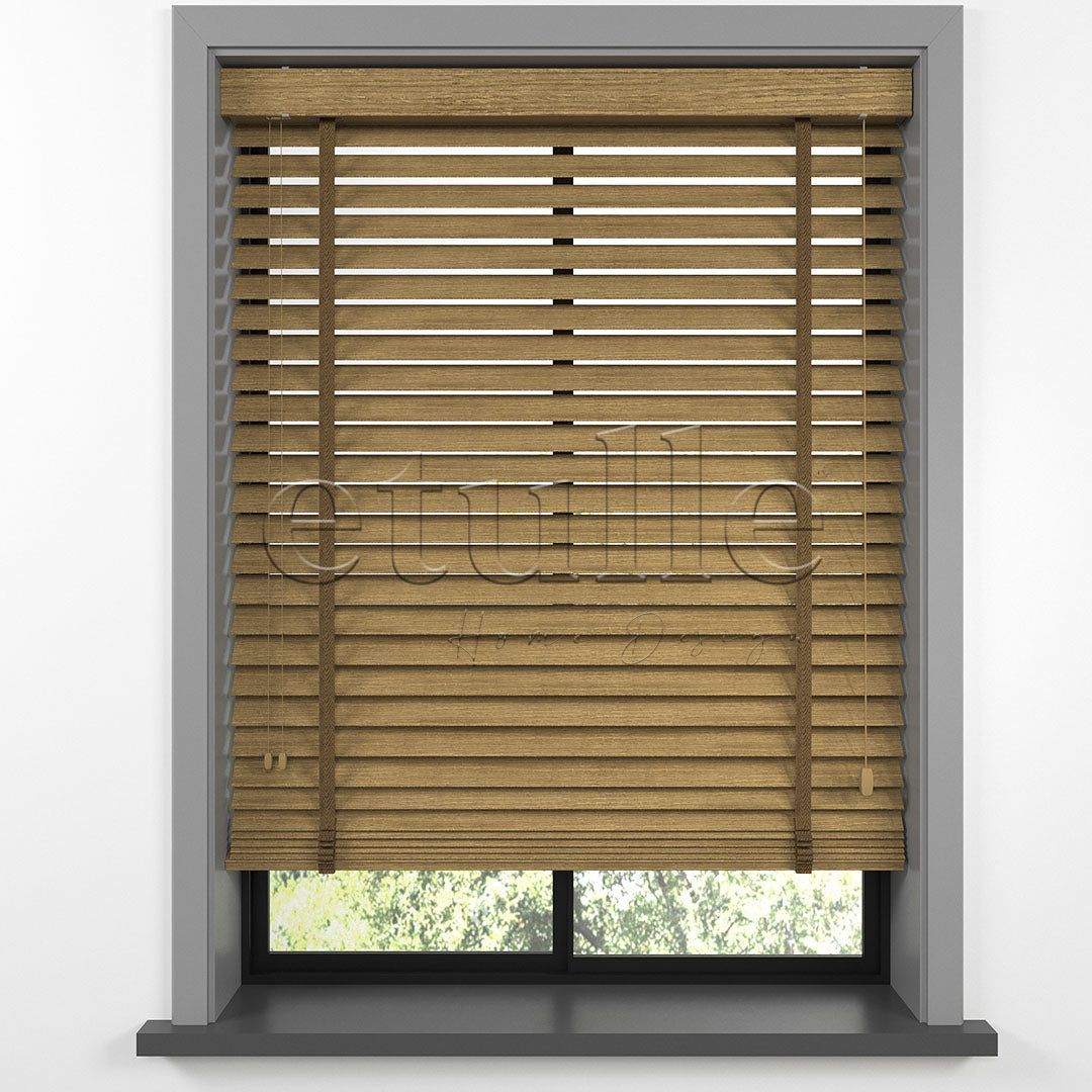 50 MM LUXURY WOOD Amber Wooden Jalousie