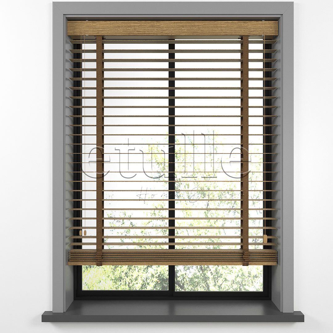 50 MM LUXURY WOOD Amber Wooden Jalousie