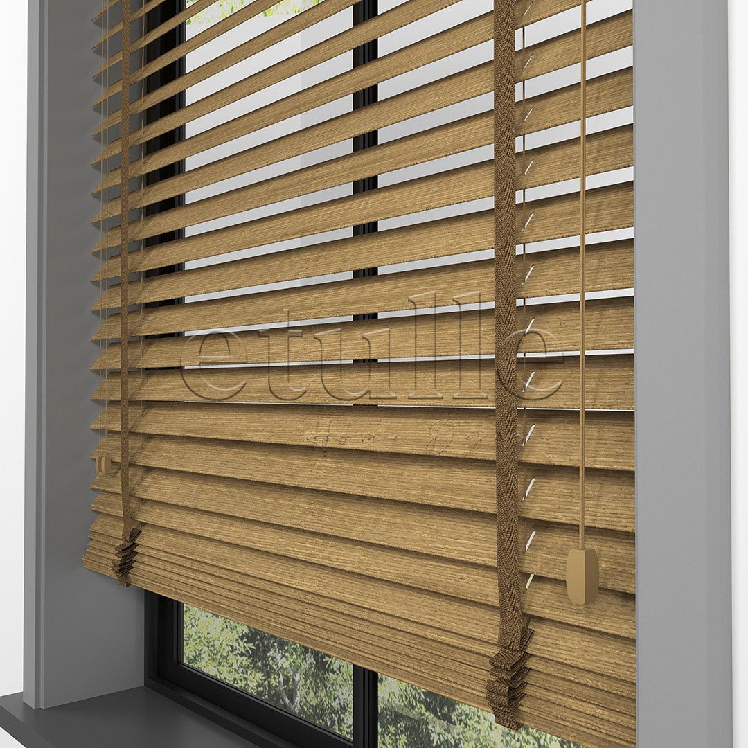 50 MM LUXURY WOOD Amber Wooden Jalousie