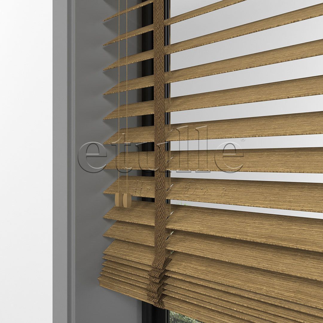 50 MM LUXURY WOOD Amber Wooden Jalousie