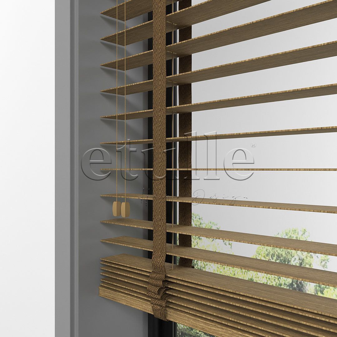 50 MM LUXURY WOOD Amber Wooden Jalousie