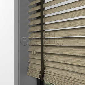 50 MM LUXURY WOOD Bark Ahşap Jaluzi