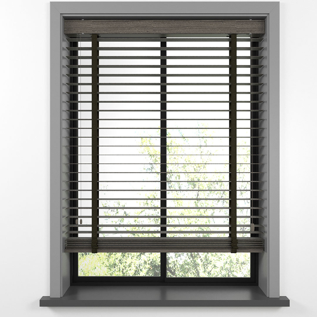 50 MM LUXURY WOOD Cinder Wooden Venetian Blind