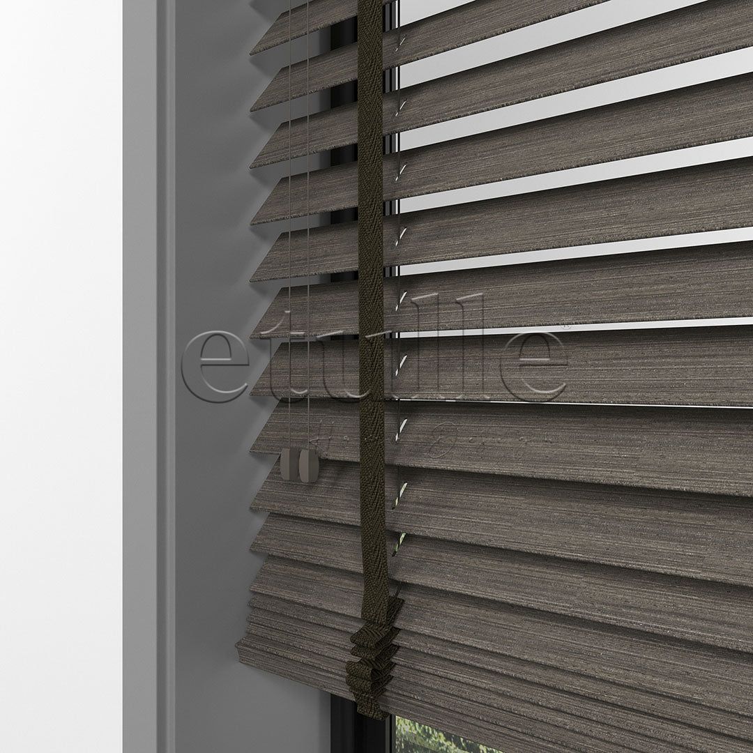 50 MM LUXURY WOOD Cinder Wooden Venetian Blind