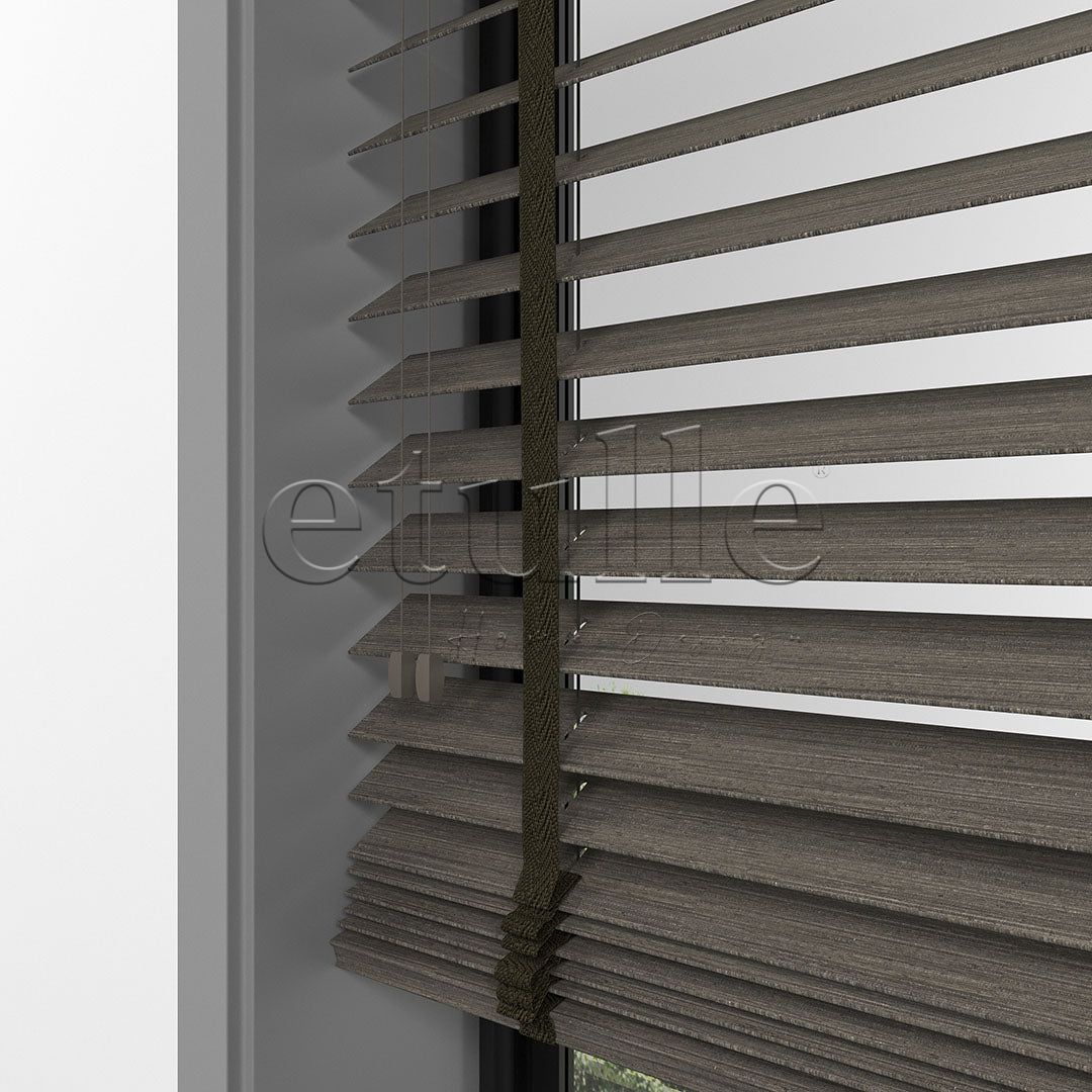 50 MM LUXURY WOOD Cinder Wooden Venetian Blind