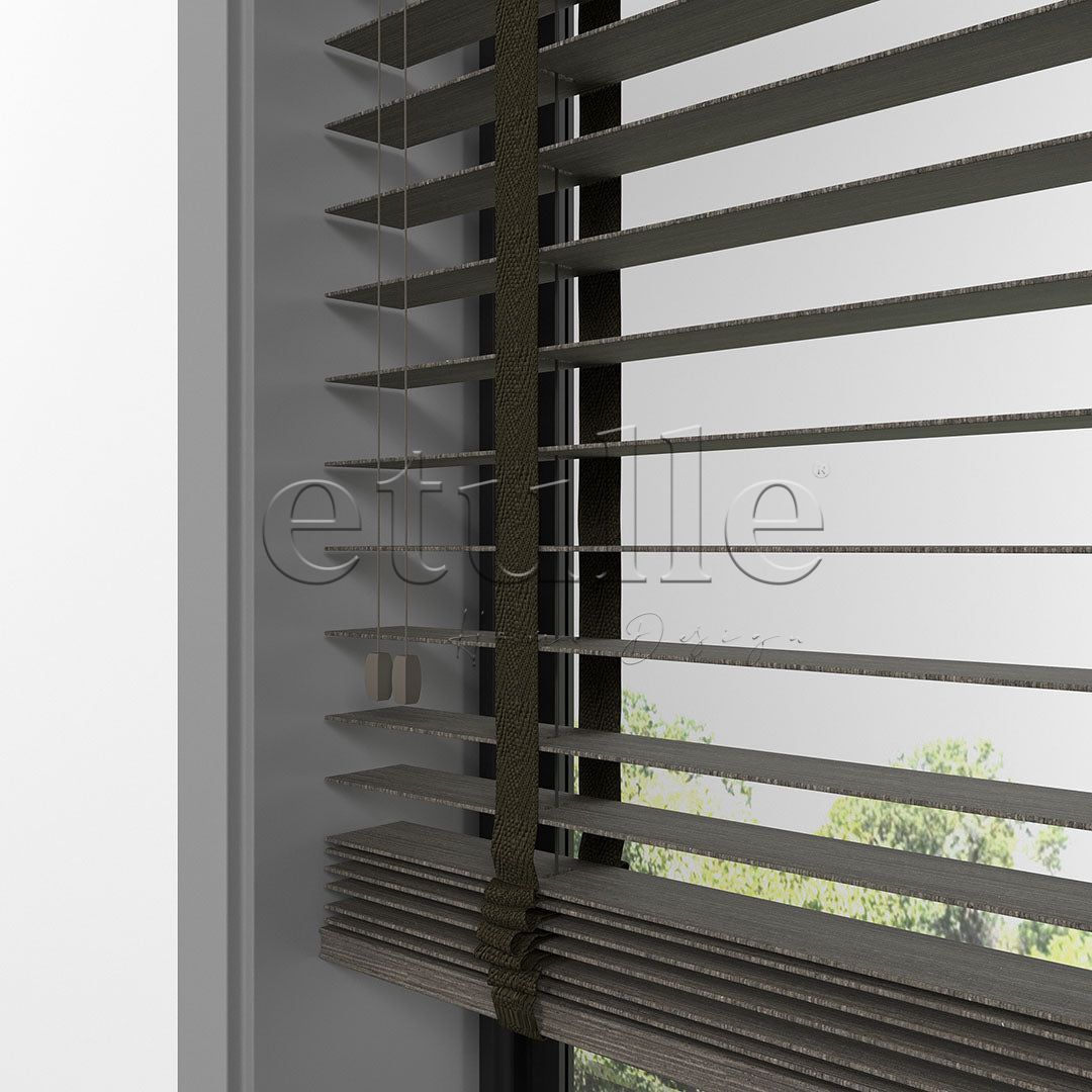 50 MM LUXURY WOOD Cinder Wooden Venetian Blind