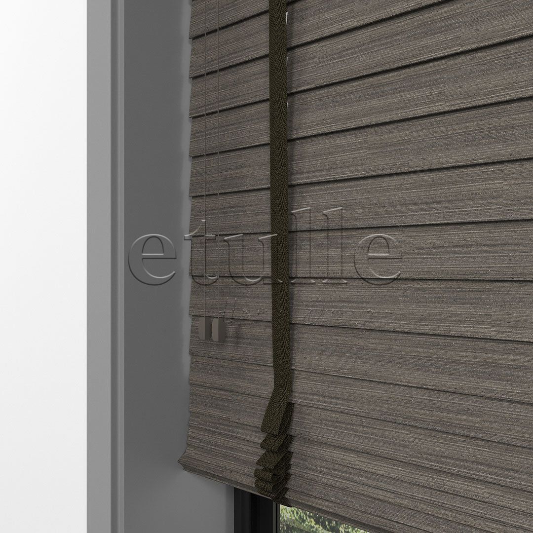 50 MM LUXURY WOOD Cinder Wooden Venetian Blind