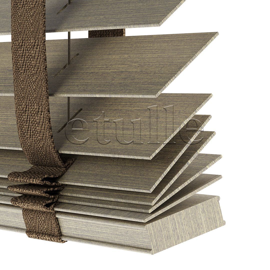 50 MM LUXURY WOOD Desert Ahşap Jaluzi
