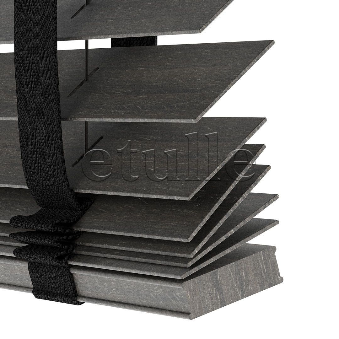 50 MM LUXURY WOOD Mocha Ahşap Jaluzi