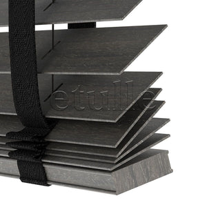 50 MM LUXURY WOOD Mocha Ahşap Jaluzi
