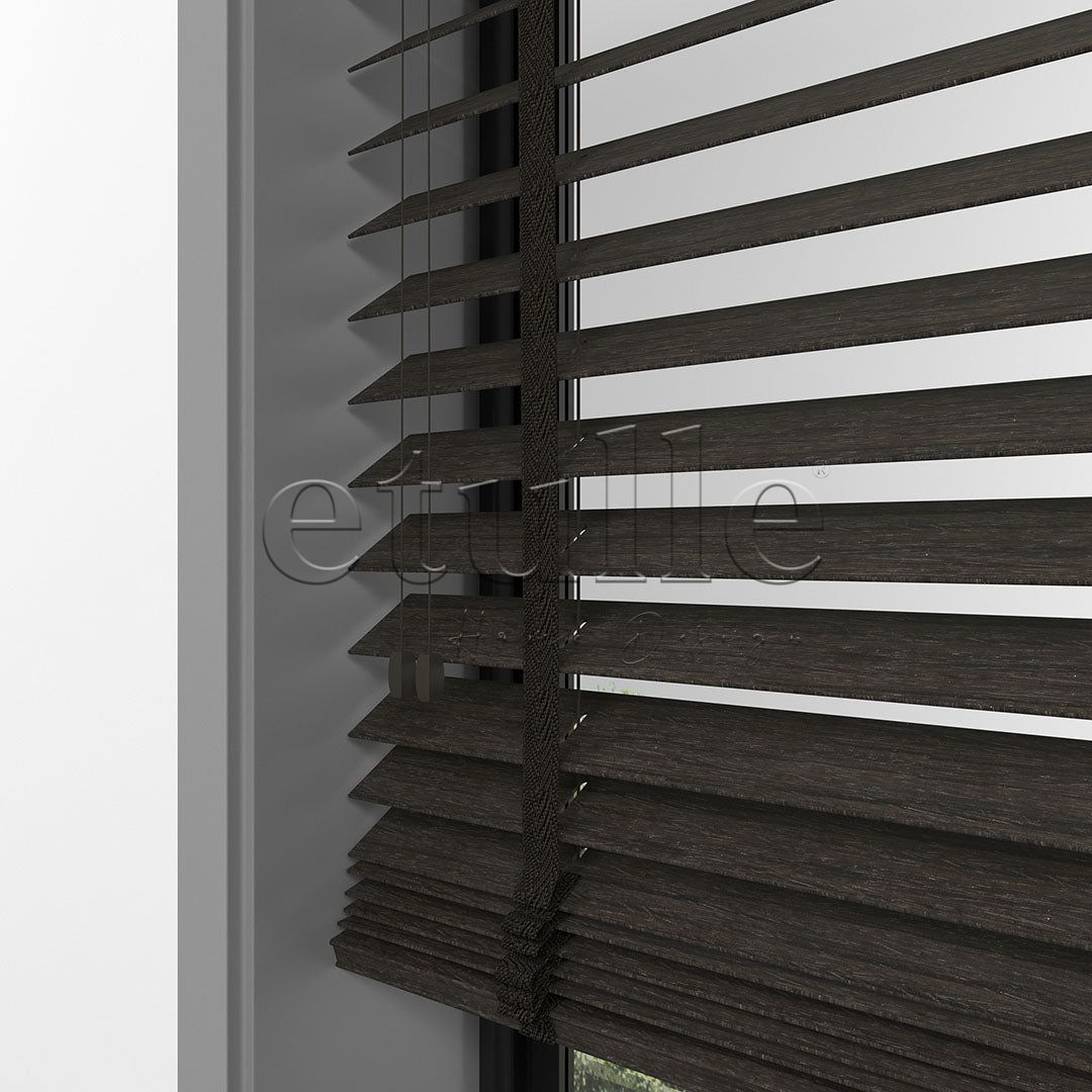 50 MM LUXURY WOOD Mocha Ahşap Jaluzi