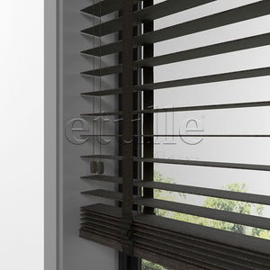 50 MM LUXURY WOOD Mocha Ahşap Jaluzi