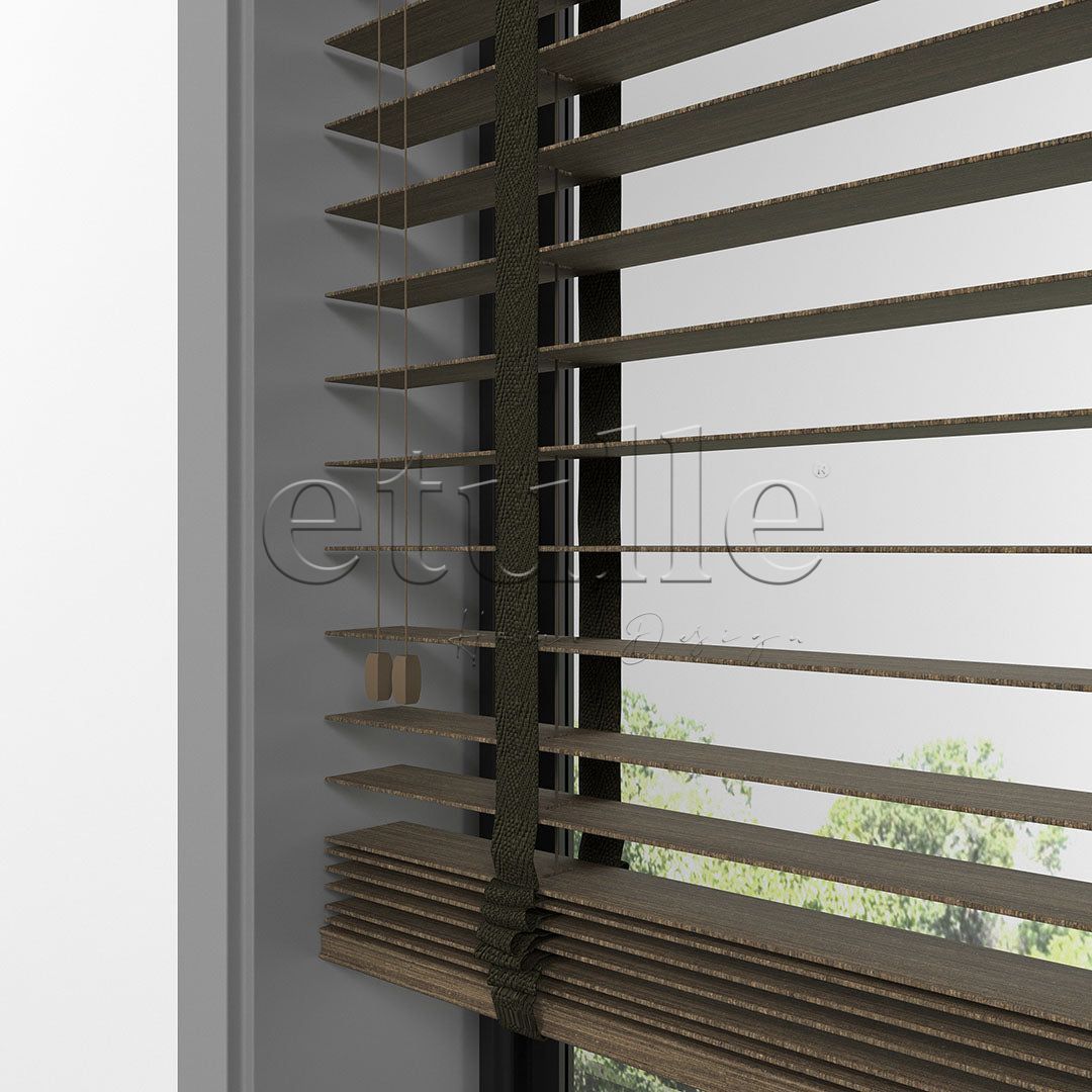 50 MM LUXURY WOOD Mud Wooden Venetian Blind