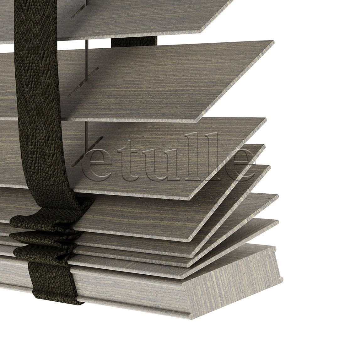 50 MM LUXURY WOOD Soil Ahşap Jaluzi
