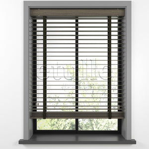 50 MM LUXURY WOOD Soil Ahşap Jaluzi