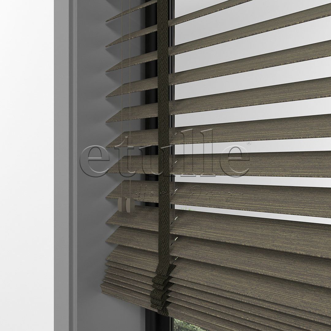 50 MM LUXURY WOOD Soil Ahşap Jaluzi