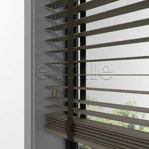 50 MM LUXURY WOOD Soil Ahşap Jaluzi